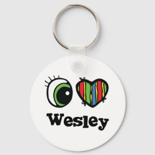 I Liebe (Herz) Wesley Schlüsselanhänger