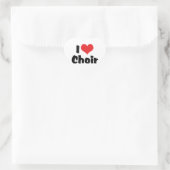 I Liebe Herzchor Herz-Aufkleber (Tasche)
