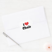 I Liebe Herzchor Herz-Aufkleber (Umschlag)