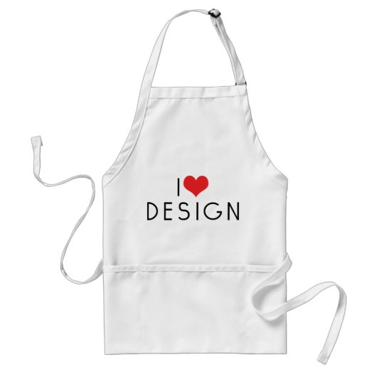 I Liebe Herzdesign - Grafik Design Art Lover Schürze (Vorne)