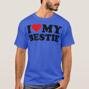 I LIEBE HERZEN MEINE BESTIE BESTFRIEND BEST FREUND T-Shirt