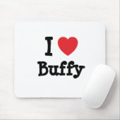 I Liebe Herzengebäck T - Shirt Mousepad (Mit Mouse)