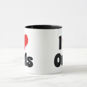 I Liebe Herzerkrankungen Tasse (Zentrum)