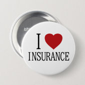 I Liebe Herzerkrankungen - witzige Tracht Button (Vorne & Hinten)