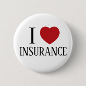 I Liebe Herzerkrankungen - witzige Tracht Button (Vorderseite)