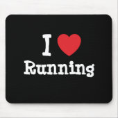 I Liebe Herzerreißender Brauch personalisiert Mousepad (Vorne)