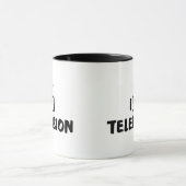 I Liebe Herzfernsehen - TV Lover Tasse (Zentrum)