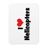 I Liebe Herzhubschrauber Magnet (Vertikal)