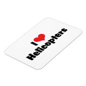 I Liebe Herzhubschrauber Magnet (Linke Seite)