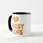 I Liebe Herzkäsesorten Tasse (Vorderseite Links)
