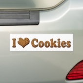 I Liebe Herzkekse - Müllküche Autoaufkleber (Auf Auto)