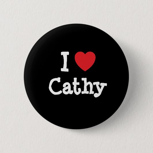 I Liebe Herzklopfen T - Shirt Button (Vorderseite)