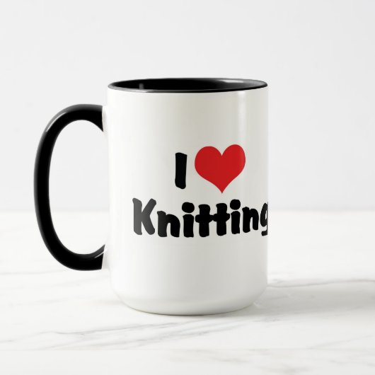 I Liebe Herzklopfen Tasse (Links)