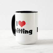I Liebe Herzklopfen Tasse (Vorderseite Links)
