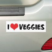 I Liebe Herzkrankheiten - Vegane Lebensmittelverso Autoaufkleber (Auf Auto)
