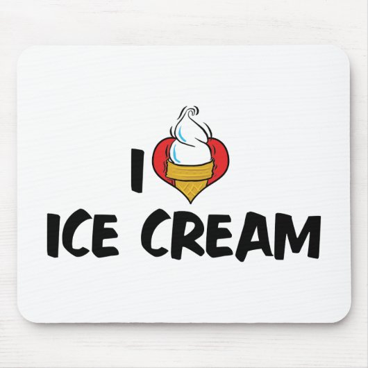I Liebe Herzkrebs Mousepad (Vorne)