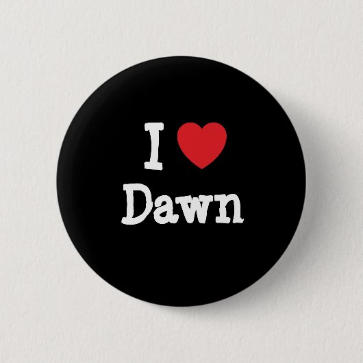 I Liebe Herzlicher T - Shirt Button (Vorderseite)