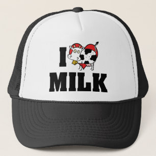 I Liebe Herzmilch - Kuhsaftmilchpulver Lover Truckerkappe