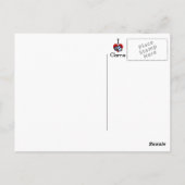 I Liebe-Herzmuscheln Postkarte (Rückseite)