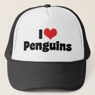 I Liebe Herzpinguine - Pinguin Lover Truckerkappe
