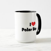 I Liebe Herzpolarbären Tasse (VorderseiteRechts)