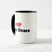 I Liebe Herzpolarbären Tasse (Vorderseite Links)