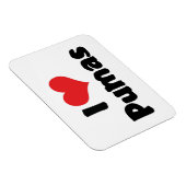 I Liebe Herzpumpen Magnet (Rechte Seite)