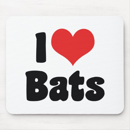 I Liebe Herzschlag Mousepad (Vorne)