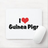 I Liebe Herzschweine Guinea Mousepad (Mit Mouse)