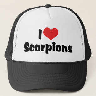 I Liebe Herzskorpione Truckerkappe