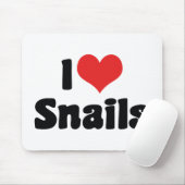 I Liebe Herzsnails Mousepad (Mit Mouse)