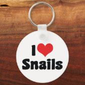I Liebe Herzsnails Schlüsselanhänger (Vorderseite)