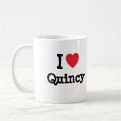 I Liebe Herzstillstand personalisiert Kaffeetasse (Links)