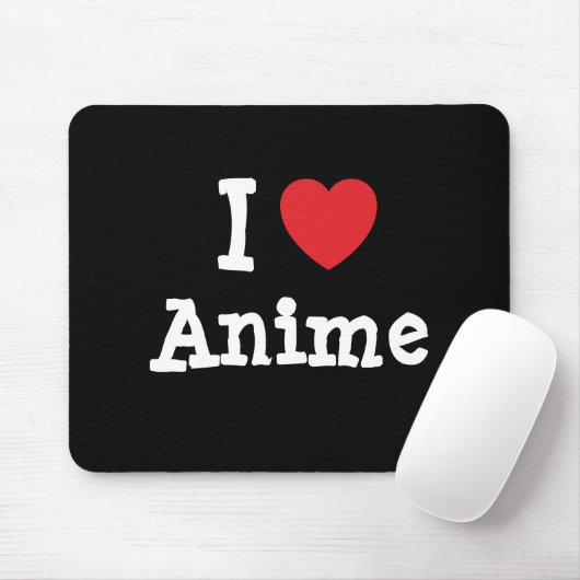 I Liebe Herzstück personalisiert Mousepad (Mit Mouse)