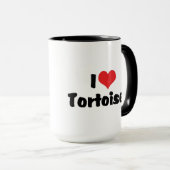 I Liebe Herztortoises - Schildkröte Tasse (VorderseiteRechts)
