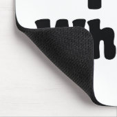 I Liebe Herzwale - Whale Lover Mousepad (Ecke)