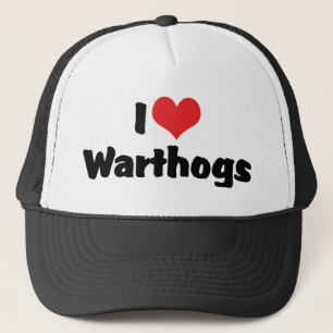 I Liebe Herzwarthogs Truckerkappe