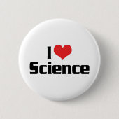I Liebe Herzwissenschaften Button (Vorderseite)