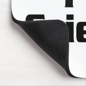 I Liebe Herzwissenschaften Mousepad (Ecke)