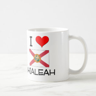 I Liebe HIALEAH Florida Kaffeetasse