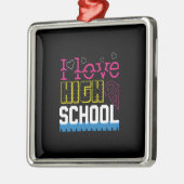 I Liebe High School Ornament Aus Metall (Links)