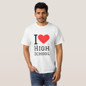 I Liebe High School T-Shirt (Vorne ganz)