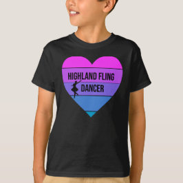 I Liebe Highland Fling Dancer Scottish Dance T-Shirt