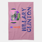 I Liebe Hillary Clinton für US-Präsident Heart Handtuch (Vertikal)