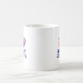 I Liebe Hillary Clinton für US-Präsident Heart Kaffeetasse (Mittel)
