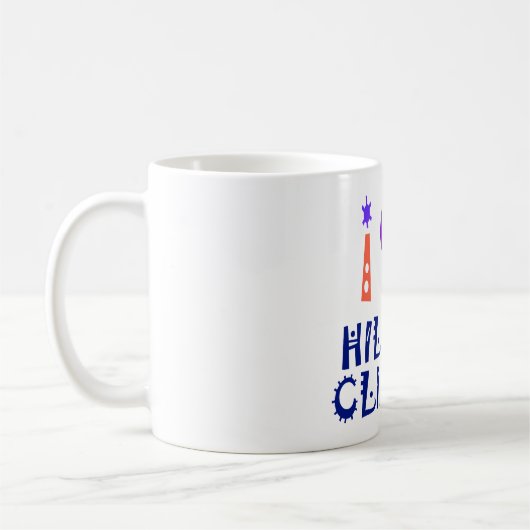 I Liebe Hillary Clinton für US-Präsident Heart Kaffeetasse (Links)