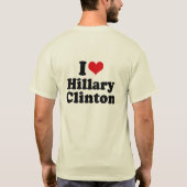 I LIEBE HILLARY CLINTON.png T-Shirt (Rückseite)
