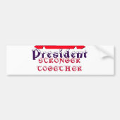 I Liebe Hillary für US-Präsident Wir sind stark Autoaufkleber (Vorne)