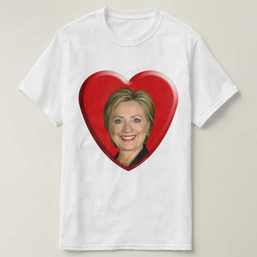 I Liebe Hillary T-Shirt (Design vorne)