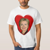 I Liebe Hillary T-Shirt (Vorderseite)